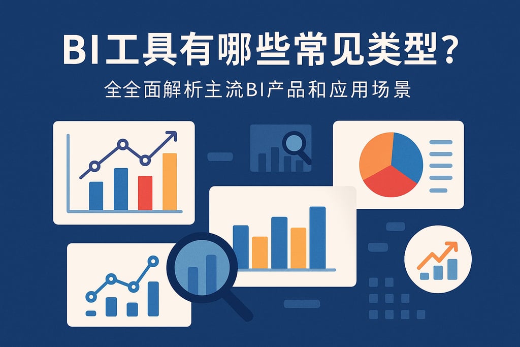 BI工具有哪些常见类型？全面解析主流BI产品和应用场景"